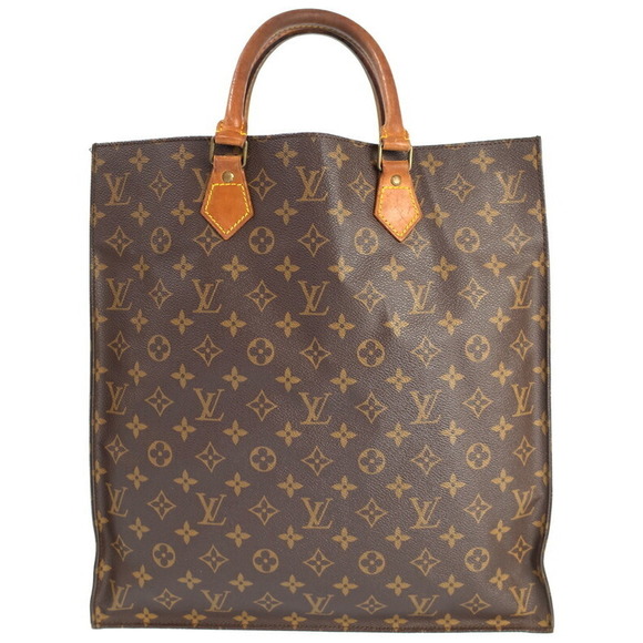 Louis Vuitton Plat Monogram Tote Bag Sac - Picture 1 of 8